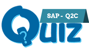 SAP Q2C quiz